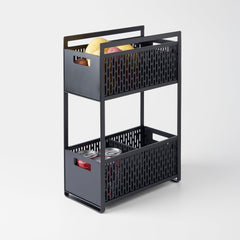 Two-Tier Cabinet Storage Basket
