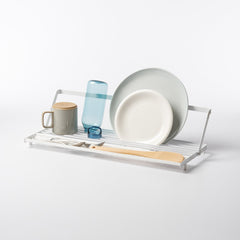 Slim Over-the-Sink Dish Drying Rack - Steel