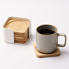 Contour Coaster Set - Wood