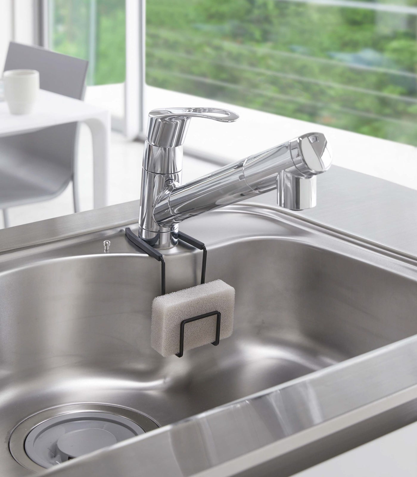 Faucet-Hanging Sponge Holder - Single - Steel
