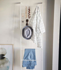 Leaning Ladder with Grid Panel (63" H)  - Steel