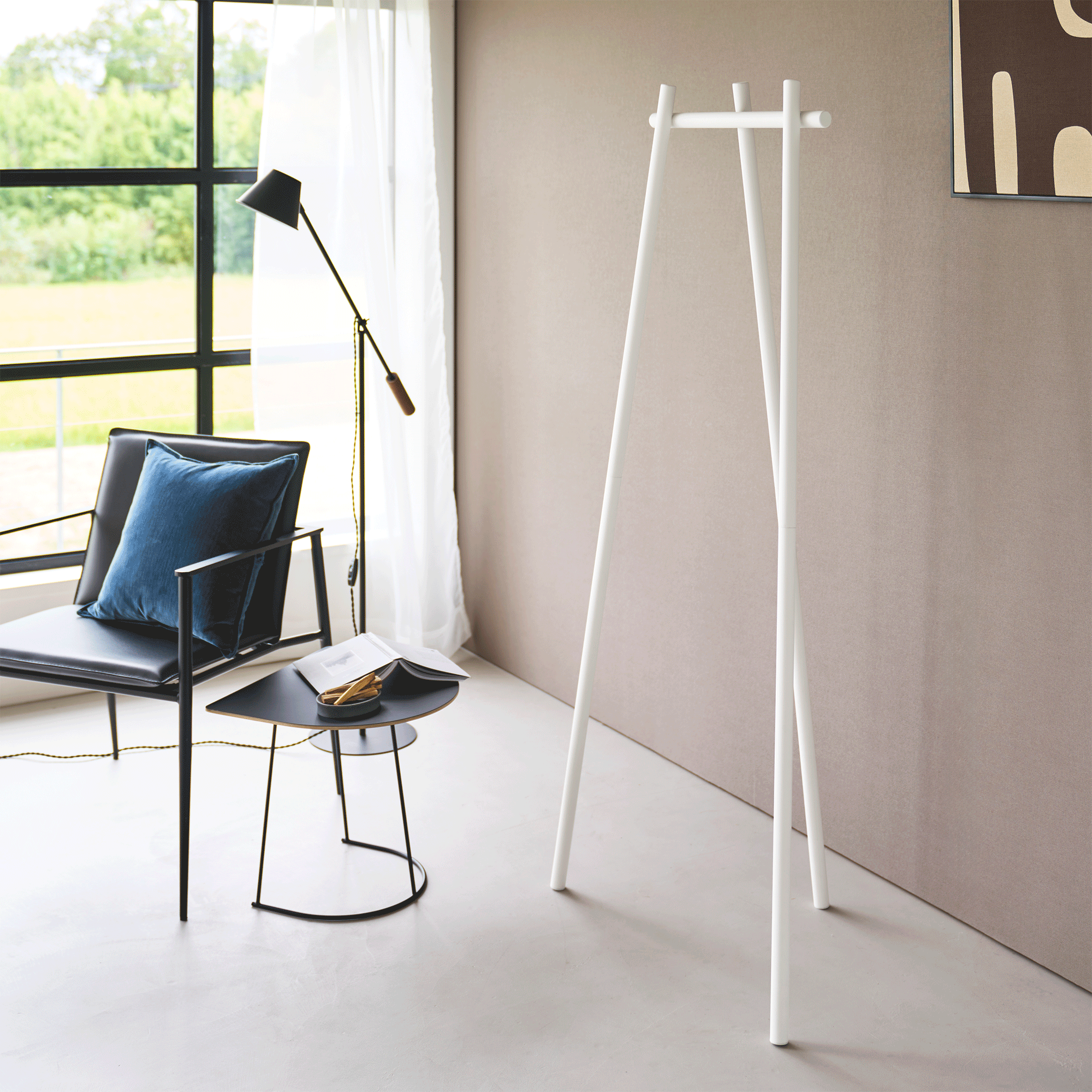 Tri-Post Coat Rack (60" H)  - Steel