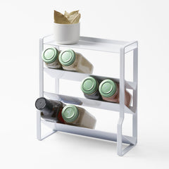Four-Tier Slim Spice Rack - Steel