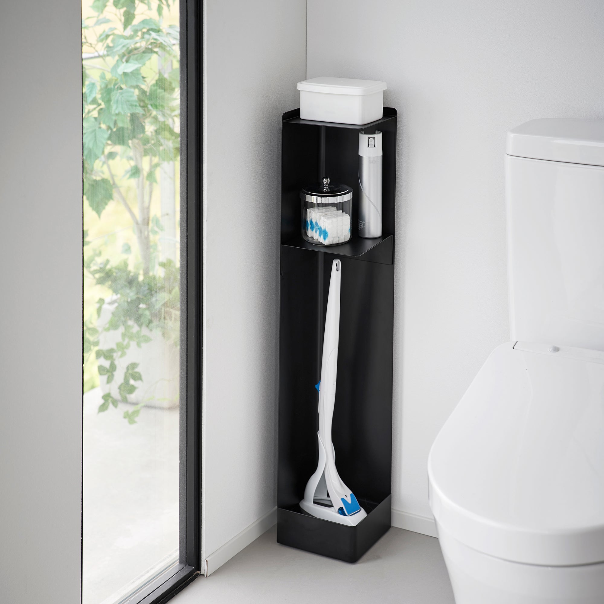 Rolling Bathroom Organizer - Steel