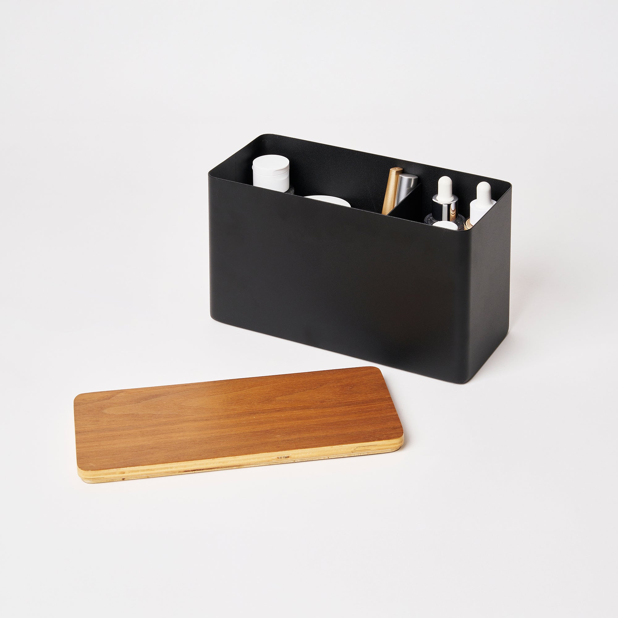 Countertop Organizer - Steel + Wood