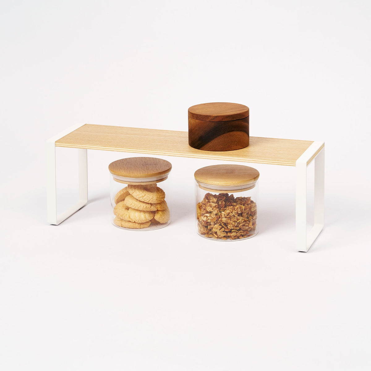 Single-Tier Riser - Steel + Wood